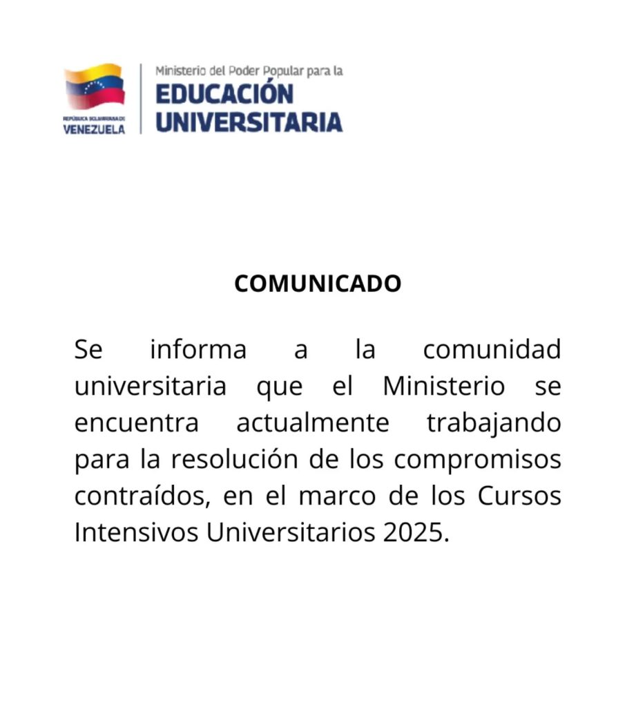 📢 COMUNICADO OFICIAL