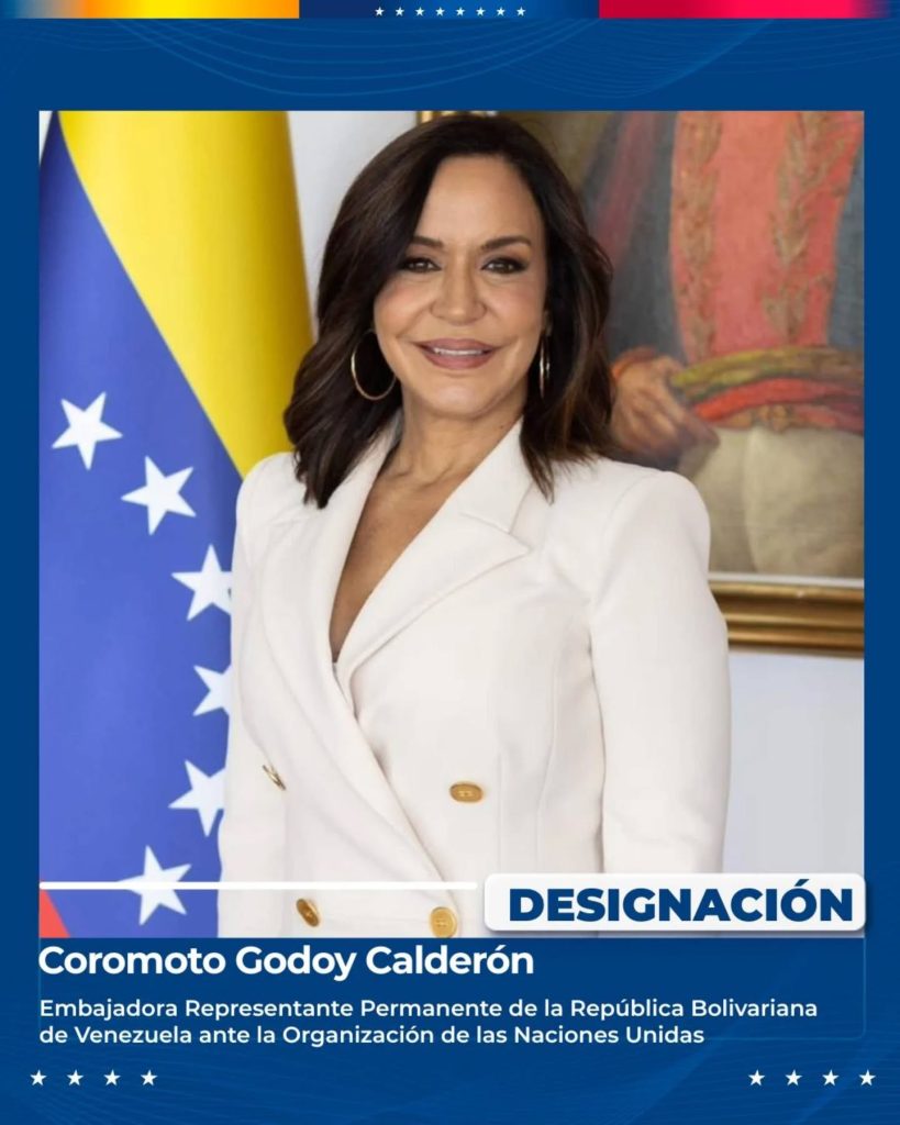 Designada Coromoto Godoy como nueva Embajadora de Venezuela ante la ONU