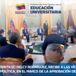 PRESIDENTA (E) DELCY RODRÍGUEZ, RECIBE A LAS VÍCTIMAS DE VIOLENCIA POLÍTICA, EN EL MARCO DE LA APROBACIÓN DE LA LEY DE AMNISTÍA