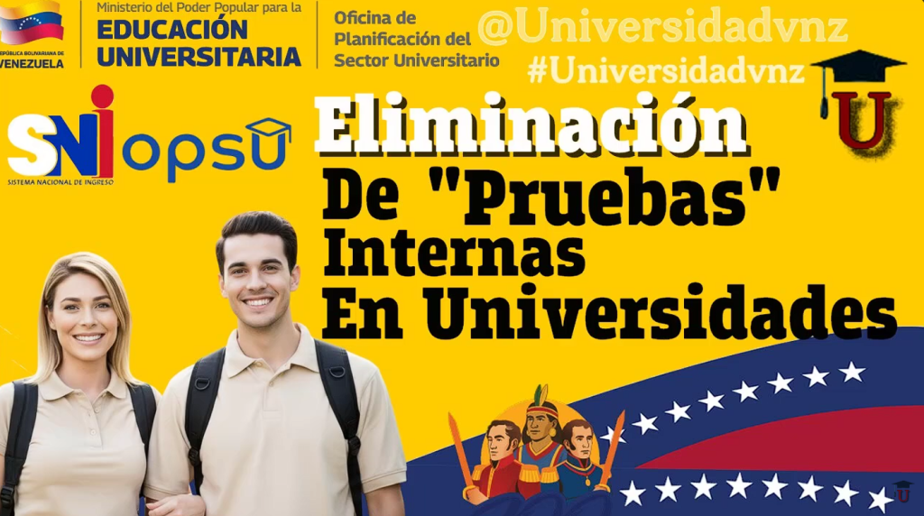Eliminación de las Pruebas Internas En las Universidades